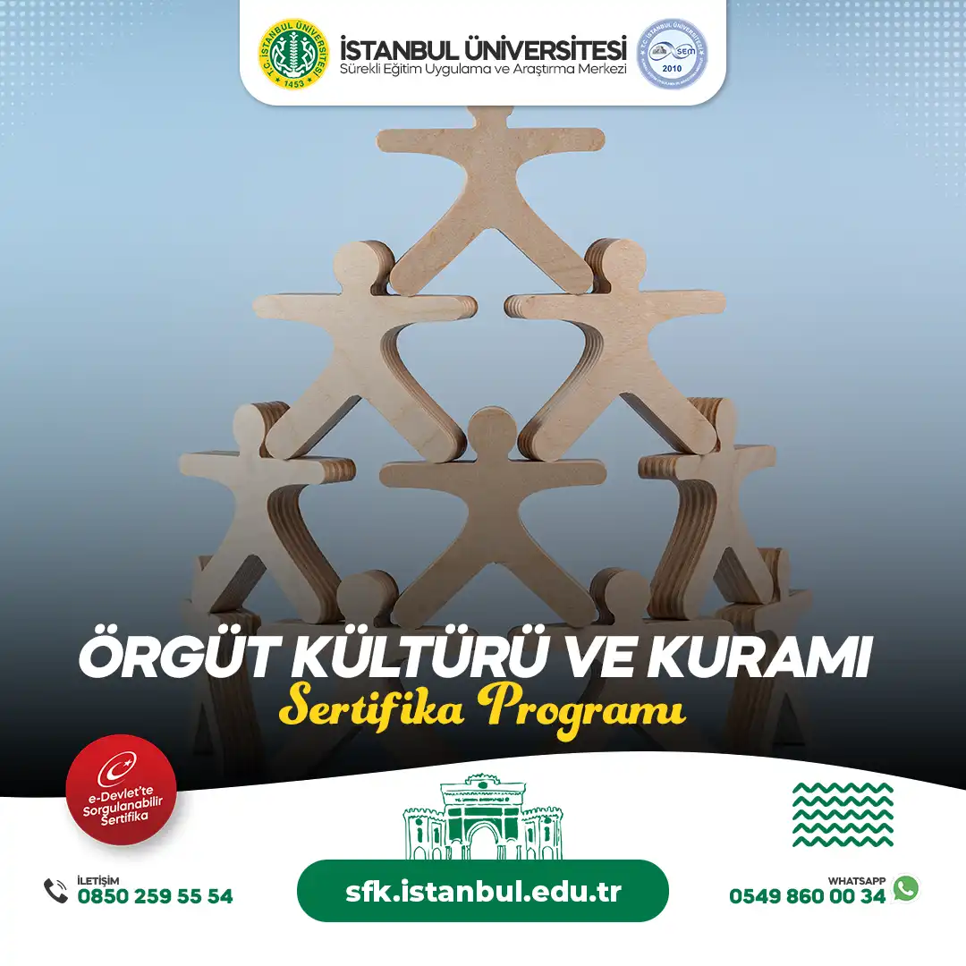 Örgüt Kültürü ve Kuramı  Sertifika Programı